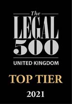Legal 500 Top Tier Firm